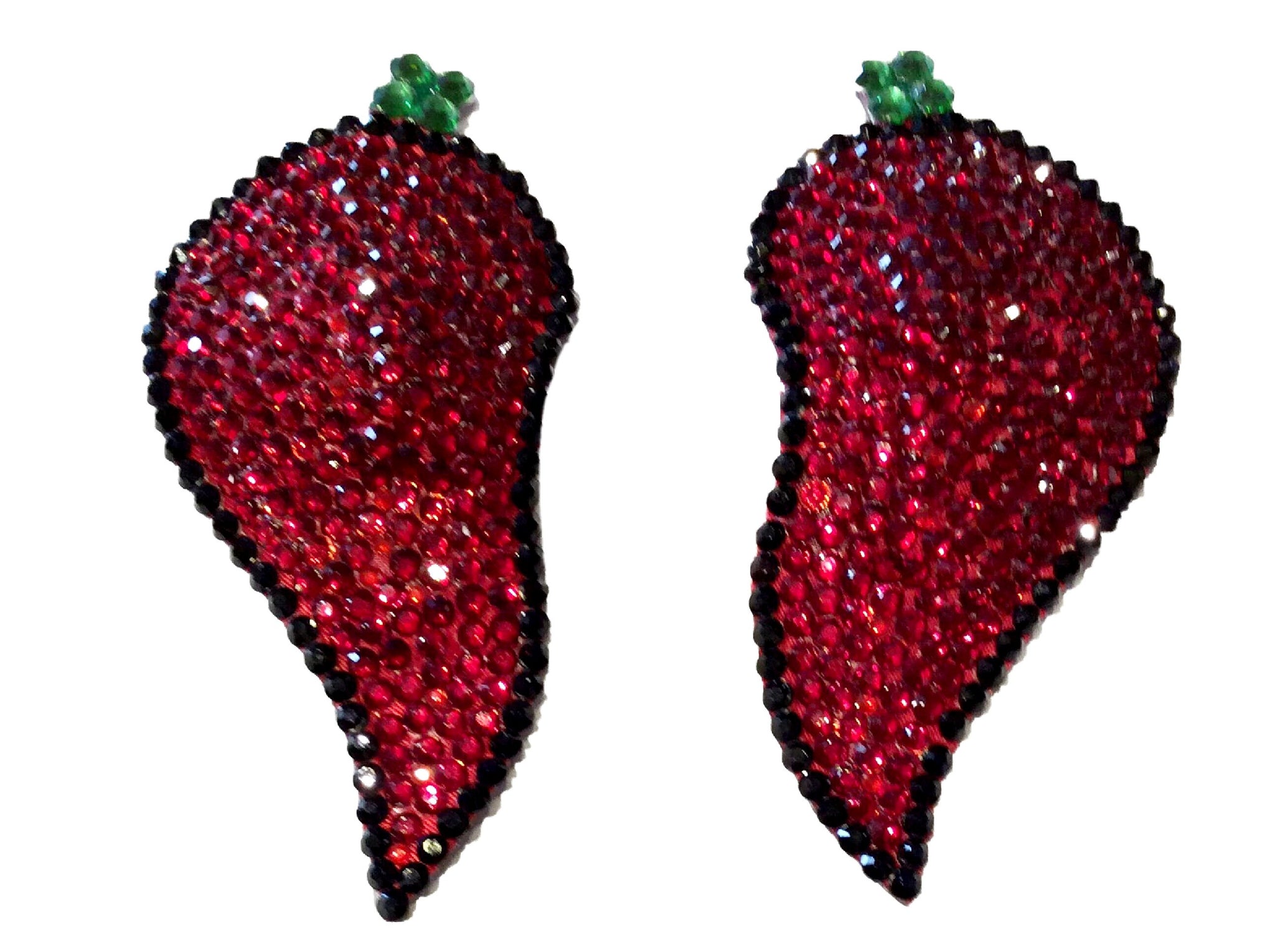 Chili Peppers Crystal Nipple Pasties
