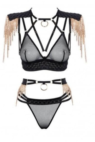 Golden Power Bra & Thong set