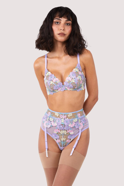Luna Pastel Embroidered Bra By Felicity Hayward - Last chance to buy!
