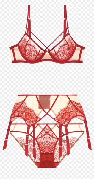 Maestra Red Underwire Bra - Last chance to buy! (32F)
