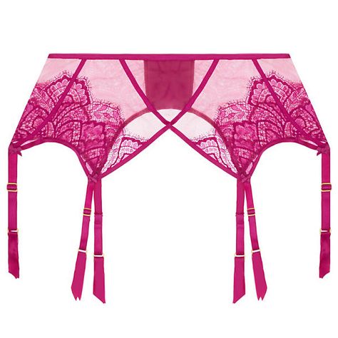 Maestra Magenta Suspender Belt - Last Chance To Buy! (L/UK14)