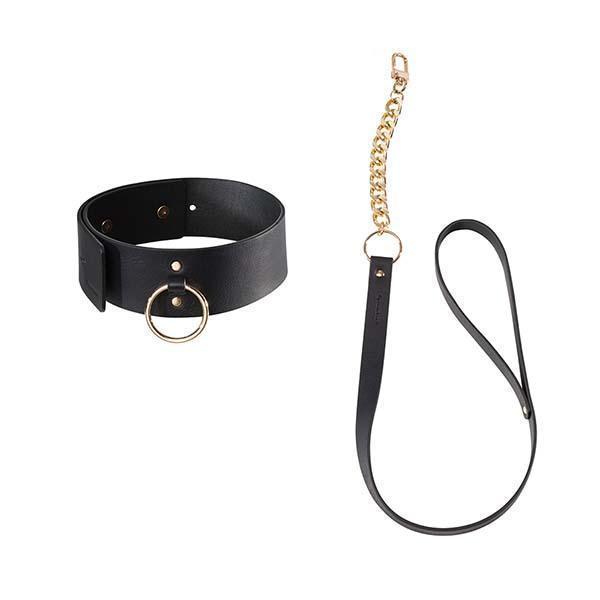 Bijoux Fiona Collar and Lead Black (Vegan)