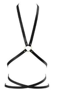 Bijoux Multi Way Harness (Black/Tan) / Vegan