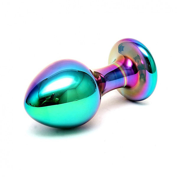 Iridescent Glass Butt Plug