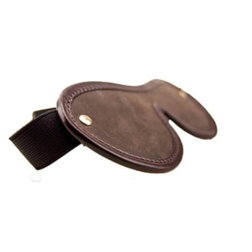Nubuck Brown Leather Blindfold