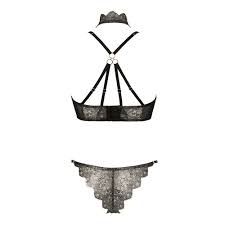 Petra Silver Lace Thong - Last chance to buy!