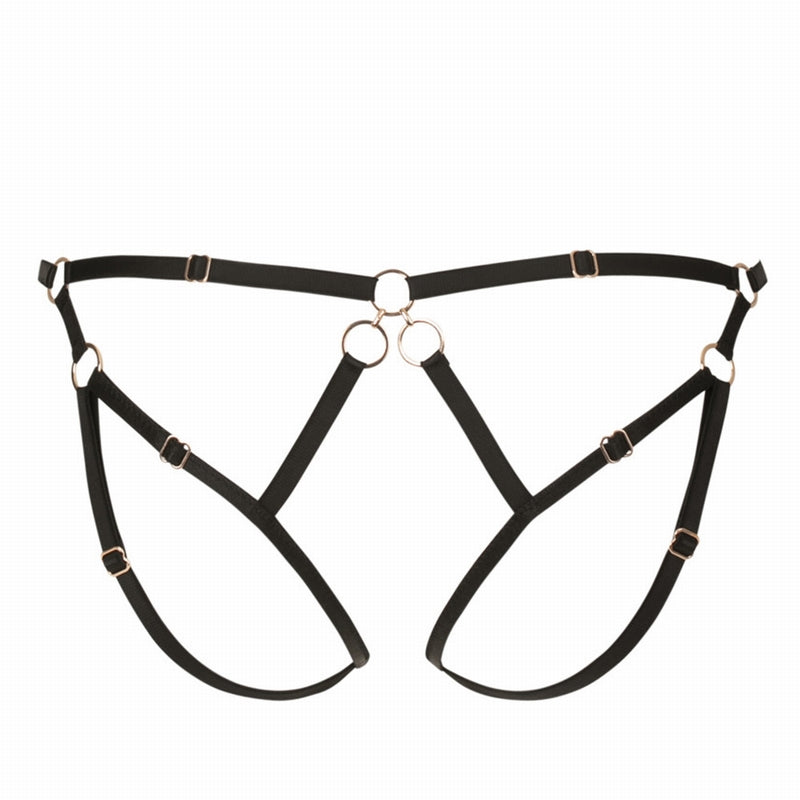 Tabatha Black Bondage Ouvert Brief