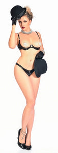 Last chance to buy! Annabelle Quarter Cup Bra in Lacque