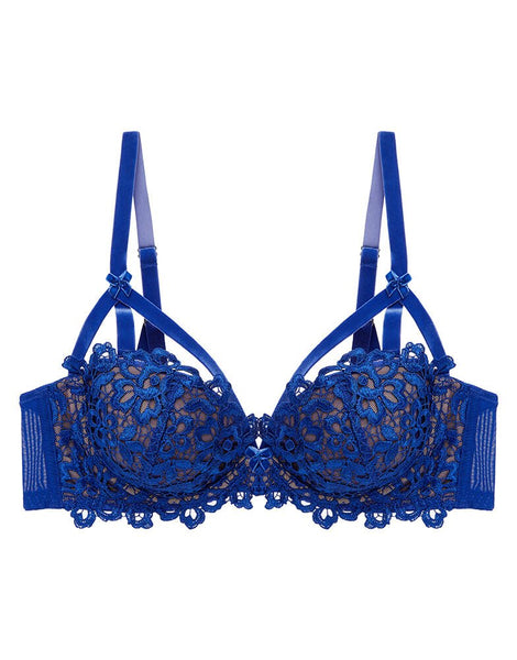 Dahlia Cage Bra Electric Blue by Dita Von Teese- Last One!  (36F)