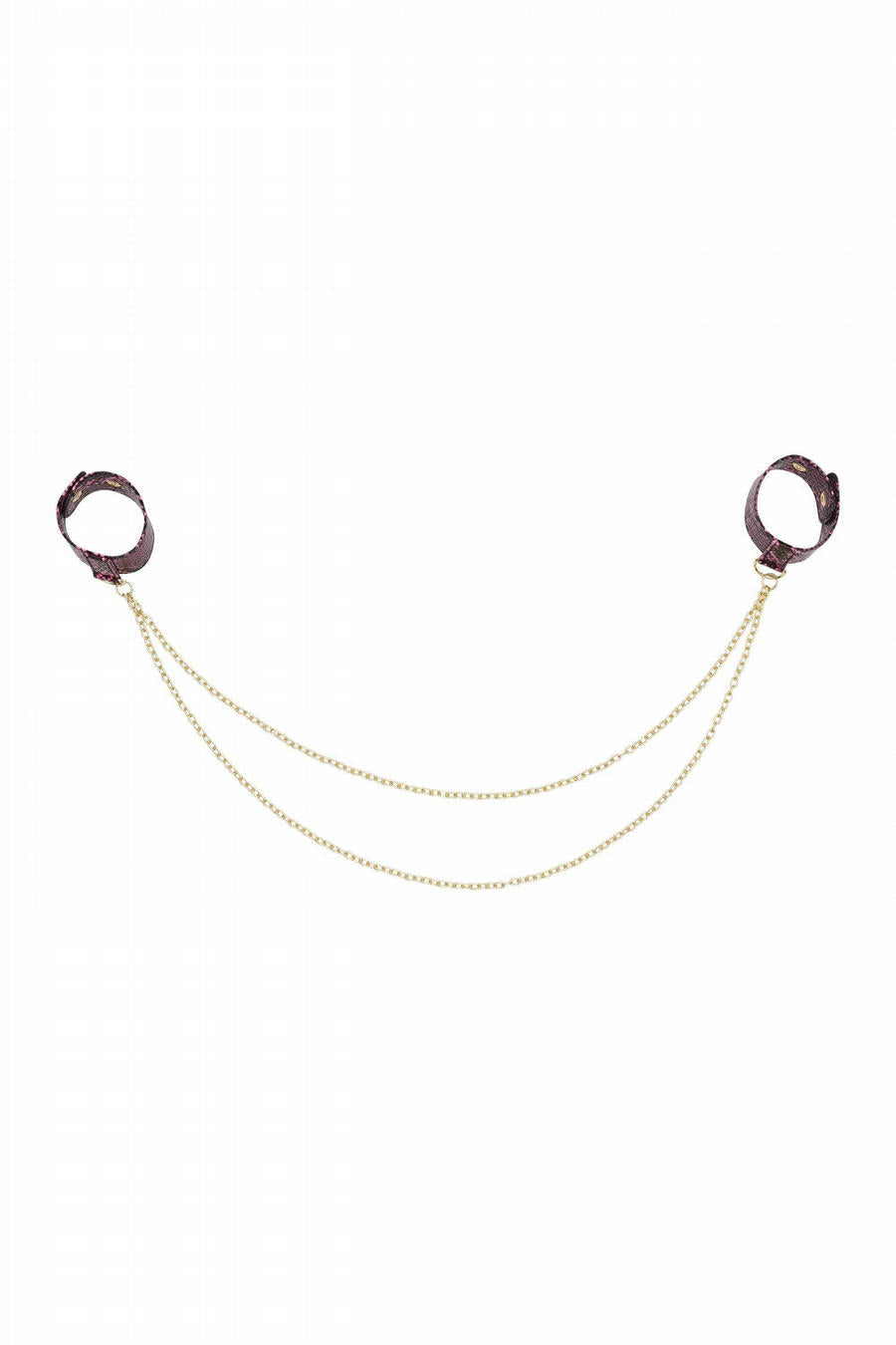 Purple Snake Cuffs Chain Detail