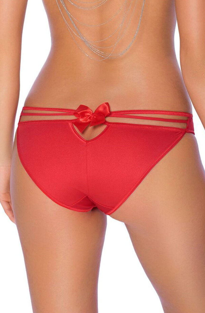 Rose Brief with Bow Detail