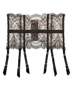 Severine Black Lace Suspender Belt by Dita Von Teese