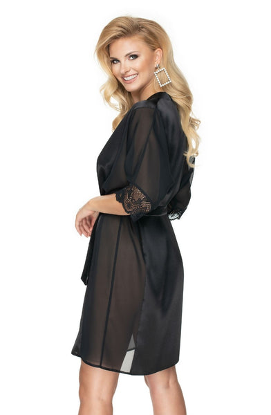 Chiffon & Satin Robe