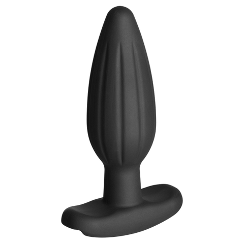 Silicone Noir Rocker Butt Plug - Medium by Electrastim