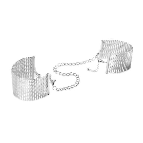 Bijoux Metallic Mesh Bracelets Cuffs Silver