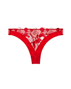 NEW! Rosabelle Flame Red Thong by Dita Von Teese
