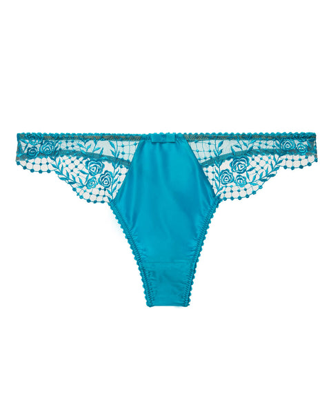 Julies Roses Butterfly Blue Thong (Last chance to buy)