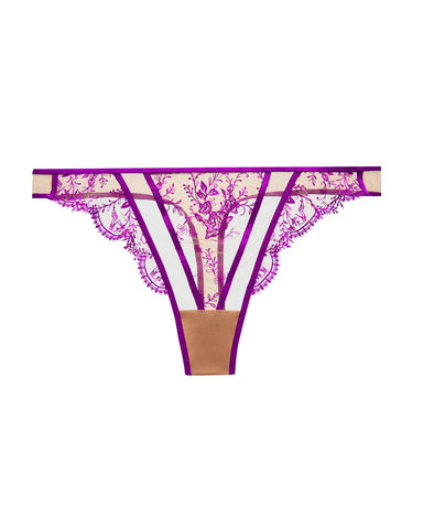 Femmoiselle Shocking Violet Lace Thong