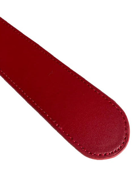 Leather Lux Red Slim Paddle